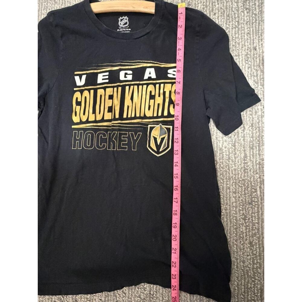 Vegas Golden Knights Youth XL T Shirt NHL Hockey‎ Black Graphic Tee 18-20 - Picture 5 of 6